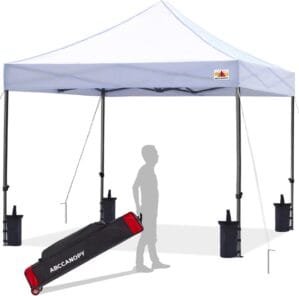 ABCCANOPY Patio Pop Up Canopy Tent 10×10 Commercial-Series (White)