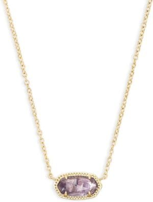 Kendra Scott Elisa Pendant Necklace for Women, Fashion Jewelry, 14k Gold-Plated