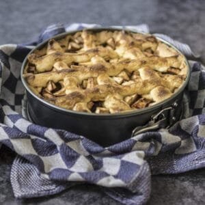 Cake Mould, Teflon Coated Removable Base, Round Shaped Cake Baking Mould Pan, Non-Stick Cake Tins/Pan/Trays for Microwave, Oven and Bakeware – Black (20 cm)