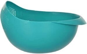 Food Strainer Colander, Fruit Basket, Pasta Strainer, Vegetable Strainer, Kitchen Sieve, Washing Bowl, Unbreakable, (Color May Vary), Plastic – 11.3 x 18 x 24.1 Centimeters