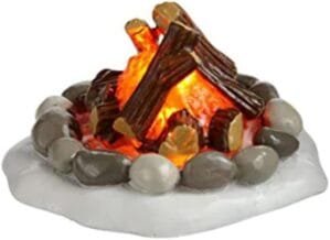 Department 56 Accessories for Villages Lit Fire Pit Accessory Figurine, 1.5 Inch