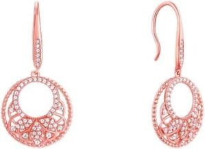 GIVA Women’s 925 Sterling Silver Rose Gold Crescent Affair Earring Studs to Gift With Certificate of Authenticity and 925 Hallmark