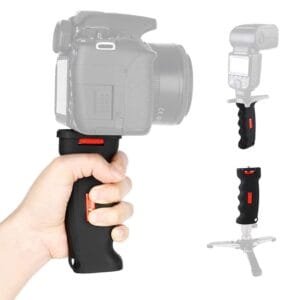 ADOFYS Handheld Grip 1/4″ Screw for Camera Stabilizer Smartphone Handy Grip Tripod System Compatible with GoPro Action Cam Canon Nikon Sony Digital Camera Mobile Video Shooting Vlog Camcorder