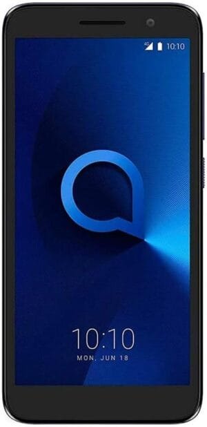 Alcatel 1 (16GB) 5.0″ Full View Display, Removable Battery, FM Radio, Dual SIM GSM Unlocked US & Global 4G LTE International Version 5033E (Bluish Black) (Renewed)