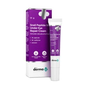 The Derma Co. Snail Peptide 96 Under Eye Cream with Snail Mucin & Peptide Complex For Dark Circles & Puffiness – 15 g