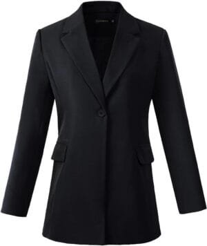 Beninos Womens Long Sleeve Blazers Business Casual Solid Lightweight Suit Jacket Office Blazer