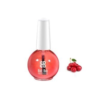 Bolt Bee Cuticle Oil for Cuticle Care, Nail Growth & Strength With Goodness of Almond Oil – Soft, Smooth, & Strong Lustrous Nails, 12 ml (Cherry)