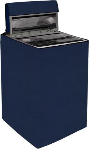 Polyester Waterproof & Dust-Proof Top Loading Fully Automatic Washing Machine Cover For 6 Kg, 6.5 Kg, 7Kg & 7.5 Kg (Blue)
