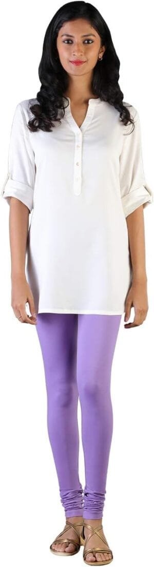 Twin Birds Churidhar Cotton Leggings for Women – Premium Fit – 4 Way Stretch – S to 2XL