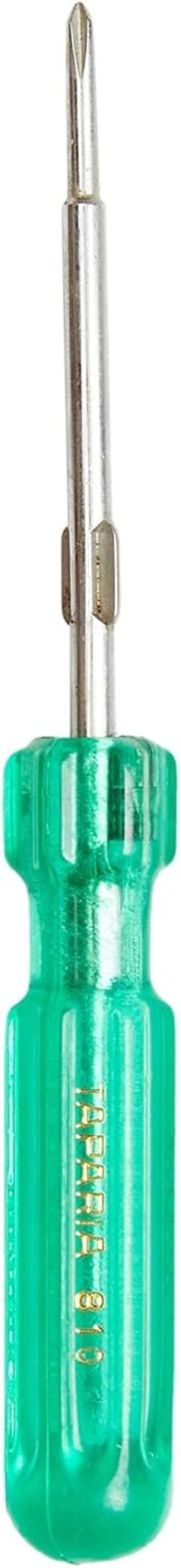 810 Steel Two in One Screw Driver (Green and Silver)