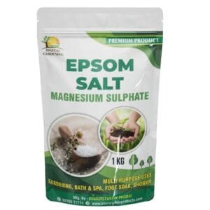 Organic Epsom Bath Salt, For Muscle Relief, Feet Soak, Relieves Aches & Pain, Gardening Plants 1Kg