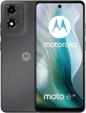 Motorola Moto E14 XT2421-12 Dual Sim | 2GB Ram + 64GB Storage | GSM Factory Unlocked | International Model – (Gray)