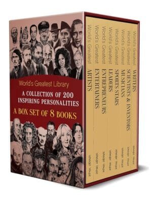 World’s Greatest Library: A Collection of 200 Inspiring Personalities (Box Set of 8 Biographies)
