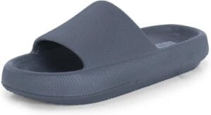 Men’s Classic Ultra Soft Sliders/Slippers with Cushion Footbed for Adult | Comfortable & Light Weight | Stylish & Anti-Skid | Waterproof & Everyday Flip Flops for Gents/Boys D-504