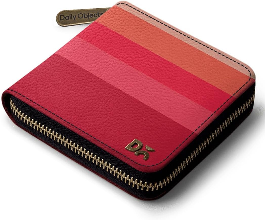 Stylish Slim Zip Around Wallet | Women's & Mens Bifold Wallet Purse With Coin, Card Slots | Soft Genuine Leather