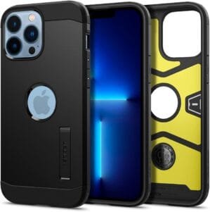 Spigen Tough Armor [Extreme Protection Tech] Designed for iPhone 13 Pro Max Case (2021) – Black