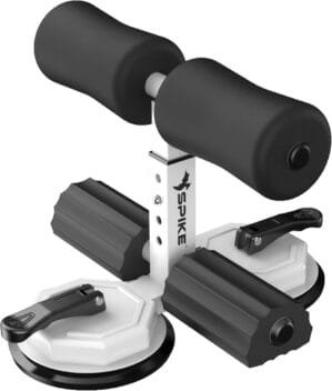 Spike Ab Exercise with Double Suction Cup Sit-Up Bar for Abdominal Exercis Leg Muscle Training Arm Muscles Exercise Adjustable Ab Exercise for Men and Women