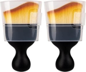 Scratch Free Cubiz Car Interior Cleaning Tool Brush with Cover, Car Brush, Car Duster Brushes, Auto Interior Soft Bristles Cleaning Brush Dusting Tool for Car, Home, Office, Keyboard (Brush 1)