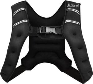 AURION Weighted Vest Workout Equipment, 2 Kg 5 Kg 8 Kg 10 Kg 15 Kg Body Weight Vest for Men, Women, Kids for Running-Training-Workout-Jogging-Walking-Gym-Strength-Training