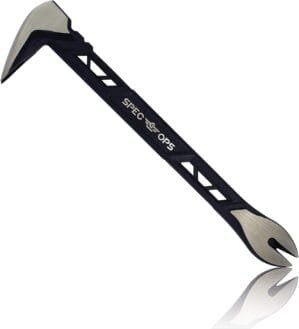 Spec Ops Tools 10″ Nail Puller Cats Paw Pry Bar, High-Carbon Steel, 3% Donated to Veterans,