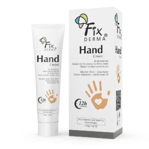 FIXDERMA Hand Cream for Women & Men | Hand Moisturizer | Hand Cream for Dry and Rough Hands | Cocoa Butter | Cream for Itchy Hand | All Skins Types – 30g