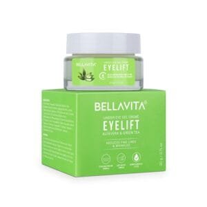 Bella Vita Organic EyeLift Hydrating Natural Under Eye Cream Gel for Dark Circles, Puffy Eyes, Wrinkles & Removal of Fine Lines for Women & Men, 20 gm