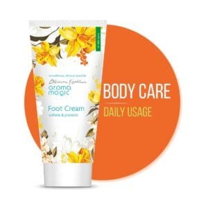 Aroma Magic Foot Cream | 1.76 Oz (50g) | Moisturizing Cream for Dry Cracked Heels | Hydrating Lotion with Aloe Vera Gel | Feet Care with Tea Tree Oil