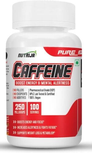 Caffeine Powder Pre Workout Supplement – 100 Servings