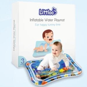 Littloo Baby Leakproof Inflatable Water Playmat for for Babies Kids Infants Toddlers