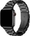 Stainless Steel Metal Chain Bands Compatible with Apple Watch Band 41mm 40mm 38mm for iWatch Bands Series 8 7 6 5 4 3 2 1 SE (Black), Chain-Black, 41mm|40mm|38mm, Classic