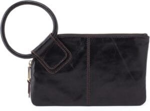 HOBO Sable Leather Wristlet Clutch for Women