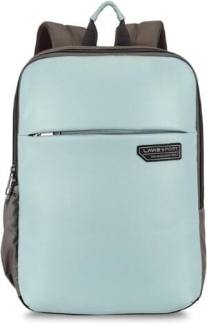 43cm Chairman 24 Litres Backpack with Laptop Sleeve | Vegan Leather Business Backpack for Men & Women | Durable Office Bag | Upto 14 inch Notebook/MacBook Compatible, P. Blue, 24 Litres,