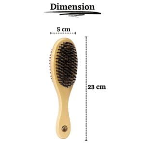 Pet Double Sided Soft Brush Comb for Puppies & Dogs (Soft Brush – Large) | Grooming & Massaging Brush | Deshedding Comb Removes Undercoat and Loose Hair