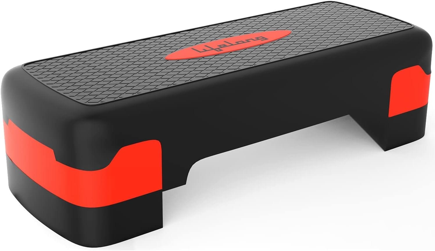 Lifelong LLAS01 Polypropylene Aerobics Stepper (Black and Red)
