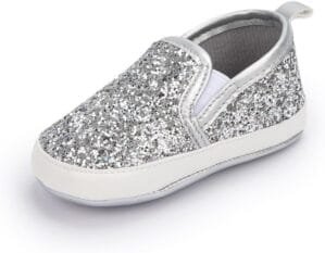 Sekantrol Baby Girls Boys Shoes,Infant Toddler Soft Sole Non Slip Flat Lazy Cute Loafers,Unisex Casual Oxford Dress Shoes