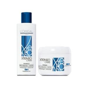 L’OREAL PROFESSIONNEL PARIS Xtenso Care Shampoo For Straightened Hair, 250 Ml |Xtenso Care Mask, 196 Gm | Shampoo & Mask For Starightened Hair, Pack Of 1