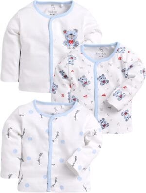 Unisex Baby 100% Pure Cotton Set Of 3 Tees 489-3packtees