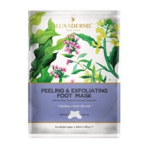 LuxaDerme Peeling & Exfoliating Foot Mask (Pack of 7)