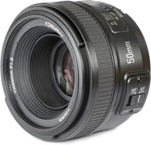YONGNUO YN50mm F1.8N Standard Prime Lens, Large Aperture Auto Manual Focus AF MF for Nikon DSLR Cameras