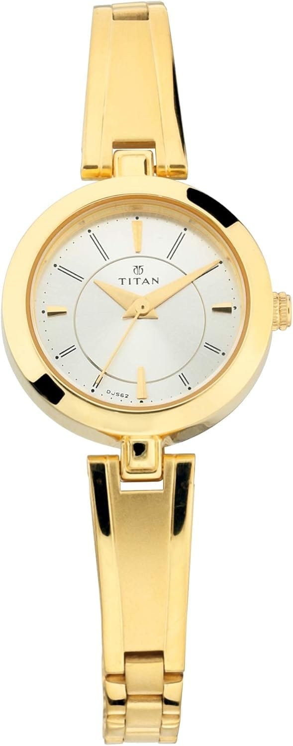 Titan Silver White Dial Analog Watch for Women -NN2598YM02