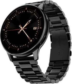 Noise Vortex Plus Smart Watch – Black, 1.46″ AMOLED, BT Calling