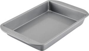 Farberware Nonstick Bakeware Baking Pan / Nonstick Cake Pan, Rectangle – 9 Inch x 13 Inch, Gray