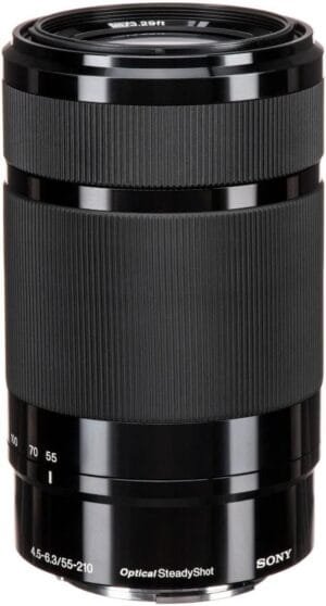 Sony 55-210 mm/F 4,5-6,3 OSS 55 mm-Lens