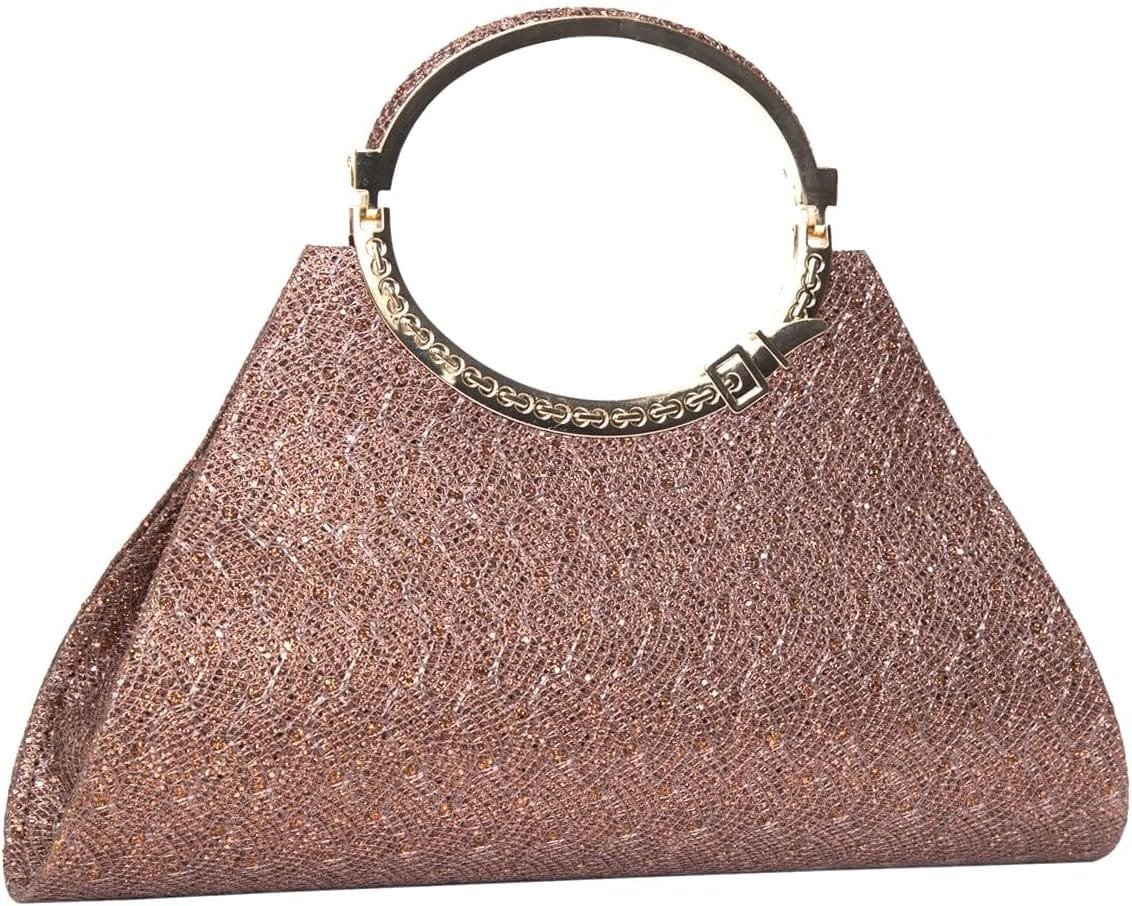 ADISA CL005 formal women girls clutch, Copper, M