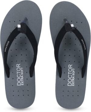 Ortho Care Dr Orthopaedic Grey Super Comfort Fit Flat Cushion Women’s Flip-Flop House