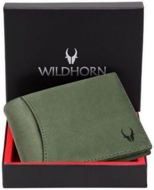 WILDHORN RFID Protected Mens Leather Wallet
