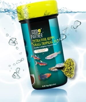 Purify Series for Tetra Fish Food, Small Tropical Sinking Pellets, Suitable for Betta, Guppy Fish, All Natural Ingredients, Balanced Composition of Fish Feed, 2.65 oz (Pack of 1)