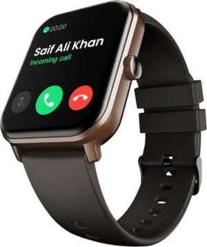 Boult Audio Drift+ Smartwatch, HD Display, 100+ Sports Modes, 150+ Cloud Watchfaces, BT 5.1 Calling, Black Coffee