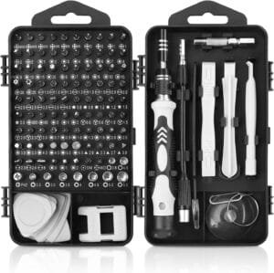 Precision Screwdriver Set, Lifegoo 117 in 1 Magnetic Repair Tool Kit for iPhone Series/Mac/iPad/Tablet/Laptop/Xbox Series/PS3/PS4/Nintendo Switch/Eyeglasses/Watch/Cellphone/PC/Camera/Electronic