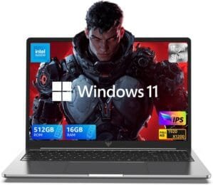ACEMAGIC Gaming Laptop, 16GB DDR4 512GB SSD 16.0inch Laptop, Windows 11 Laptop with Intel 12th N97 Processor(Up to 3.6GHz), 1920P FHD Display, Metal Shell, WiFi 6, USB3.2, Type_C, Long Battery Life